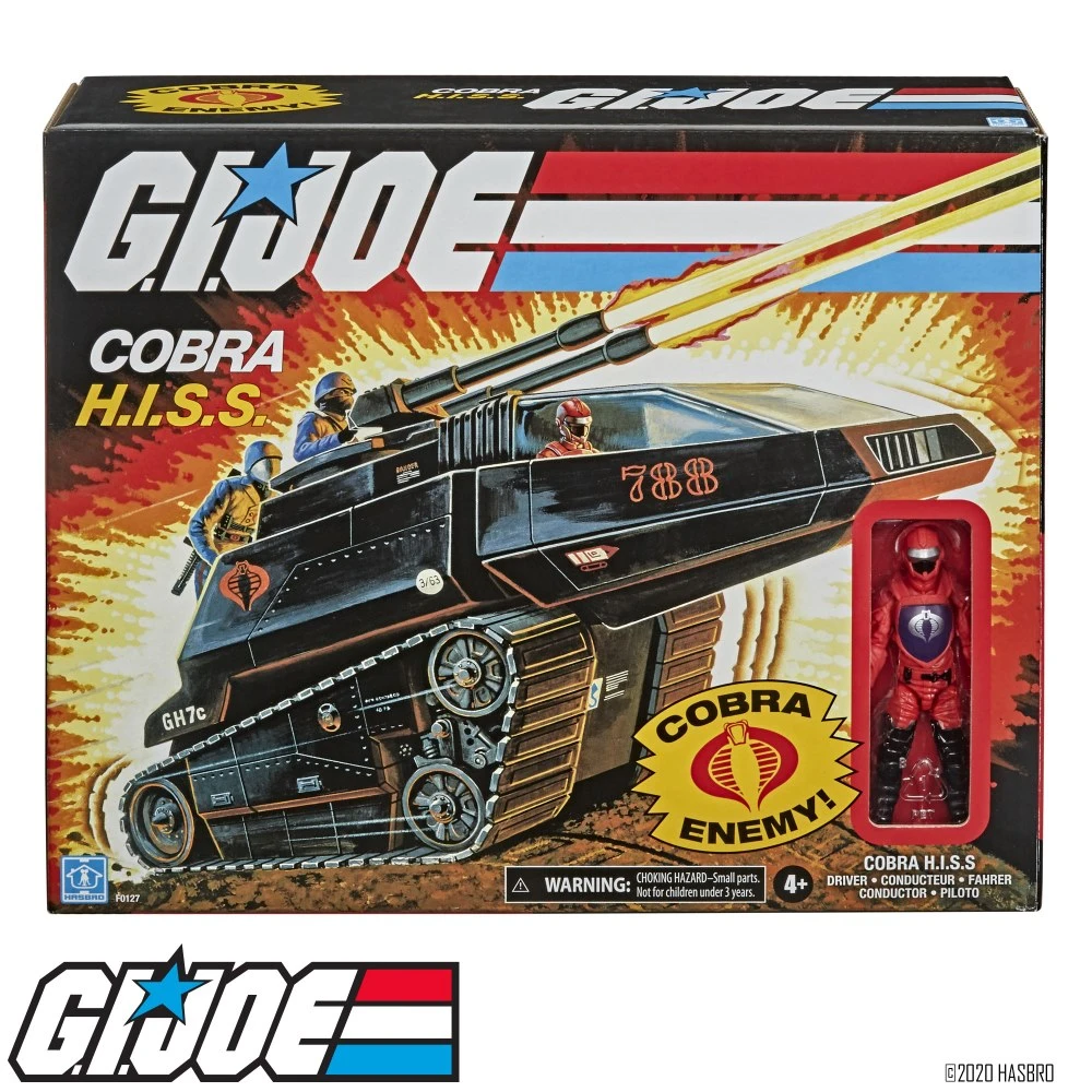 HASBRO G.I JOE RETRO COLLECTION HISS COBRA + DRIVER – 12 CM 1 HASBRO G.I JOE RETRO COLLECTION HISS COBRA + DRIVER – 12 CM