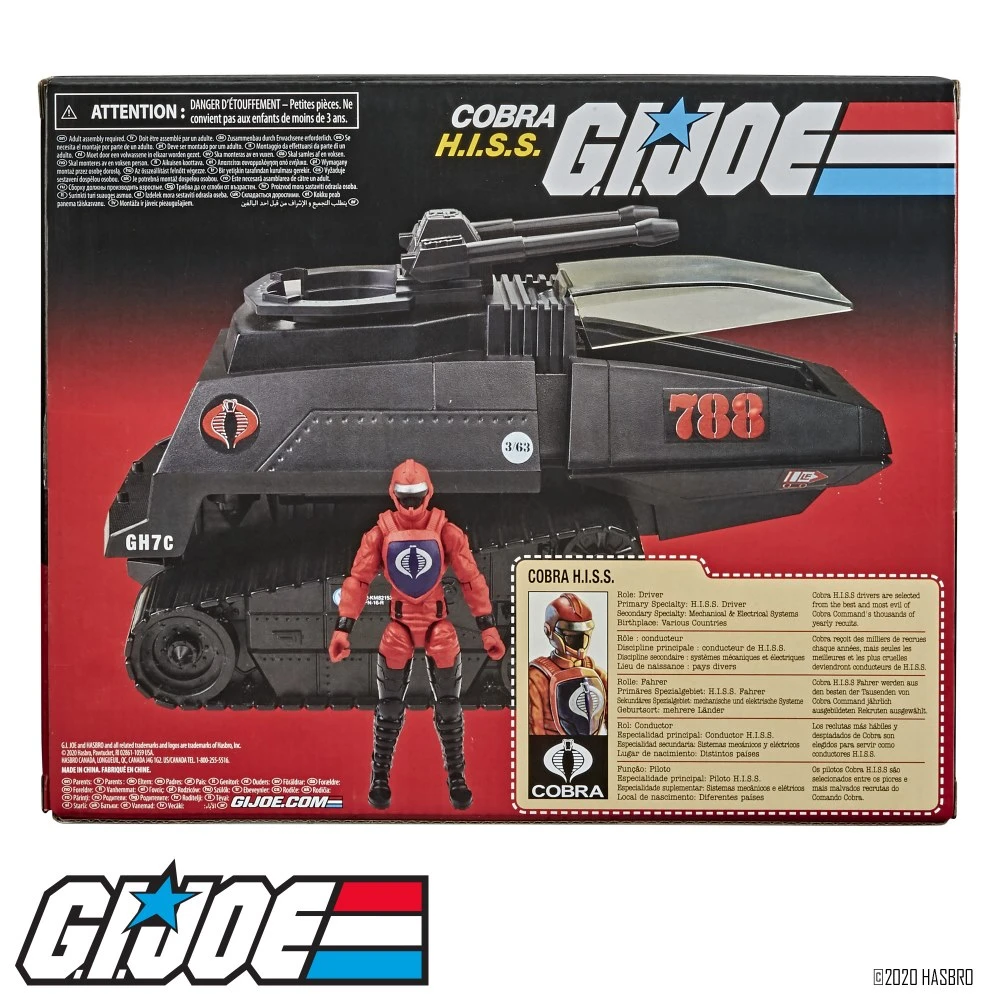 HASBRO G.I JOE RETRO COLLECTION HISS COBRA + DRIVER – 12 CM 3 HASBRO G.I JOE RETRO COLLECTION HISS COBRA + DRIVER – 12 CM - Image 3
