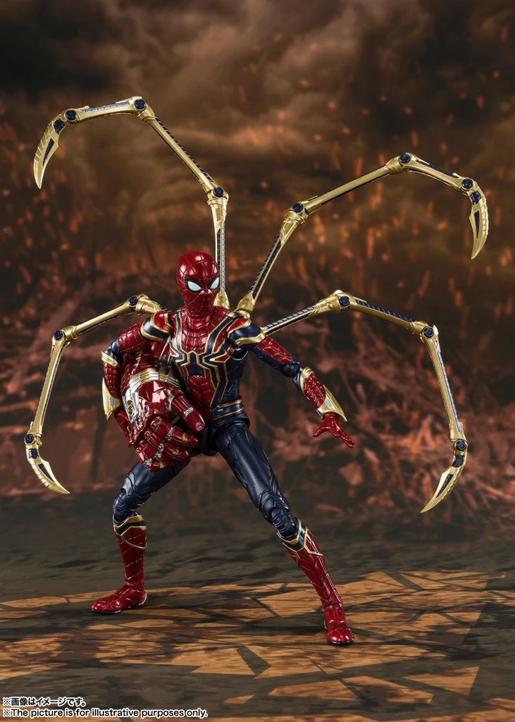 S.H FIGUARTS AVENGERS ENDGAME IRON SPIDER FINAL BATTLE VER. – 15 CM 2 S.H FIGUARTS AVENGERS ENDGAME IRON SPIDER FINAL BATTLE VER. – 15 CM - Image 2