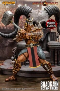STORM COLLECTIBLES 1/12 MORTAL KOMBAT SHAO KAHN DELUXE EDITION – 18 CM -Character Model 4897072872514d