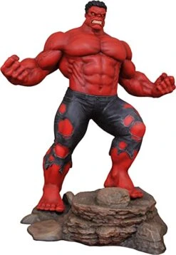 DIAMOND SELECT MARVEL GALLERY RED HULK DIORAMA – 28 CM -Character Model 71NUzPhGonL. AC SY606