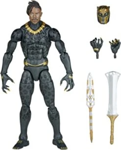 HASBRO MARVEL LEGENDS SERIES LEGACY COLLECTION BLACK PANTHER ERIK KILLMONGER – 15 CM -Character Model 71X0lHjfXcL. AC SY355