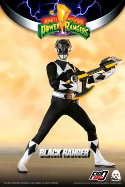 [PRE-ORDER NOVIEMBRE 2021] THREEZERO 1/6 MIGHTY MORPHIN POWER RANGERS : BLACK RANGER – 30 CM -Character Model 75473a