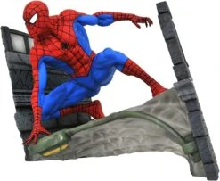 DIAMOND SELECT MARVEL COMIC GALLERY SPIDER-MAN WEBBING DIORAMA – 18 CM -Character Model 81MDvf0zSRL. AC SL1500