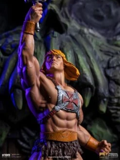 [PRE-ORDER AGOSTO 2023] IRON STUDIOS 1/10 MASTERS OF THE UNIVERSE HE-MAN DELUXE STATUE – 34 CM -Character Model 87059f