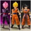[DISPONIBLE] S.H FIGUARTS GOKU BLACK SUPER SAIYAN ROSE + S.H FIGUARTS SON GOKU SUPER SAIYAN FULL POWER + S.H FIGUARTS SON GOKU RAISED ON EARTH – 14 CM