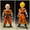 S.H FIGUARTS DRAGON BALL KRILLIN EARTH’S STRONGEST MAN – 12 CM + S.H FIGUARTS DRAGON BALL SON GOKU SUPER SAIYAN FULL POWER – 14 CM