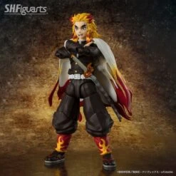 [PRE-ORDER OCTUBRE 2025] S.H FIGUARTS DEMON SLAYER: KIMETSU NO YAIBA KYOJURO RENGOKU – 15 CM -Character Model KYOJURO RENGOKU DEMON SLAYER KIMETSU NO YAIBA SH FIGUARTS 5
