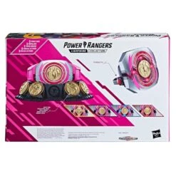 HASBRO 1/1 POWER RANGERS LIGHTNING COLLECTION: REPLICA PINK RANGER POWER MORPHER -Character Model Mighty Morphin Power Rangers Pink Ranger Lightning Collection Power Morpher Only at GameStop1