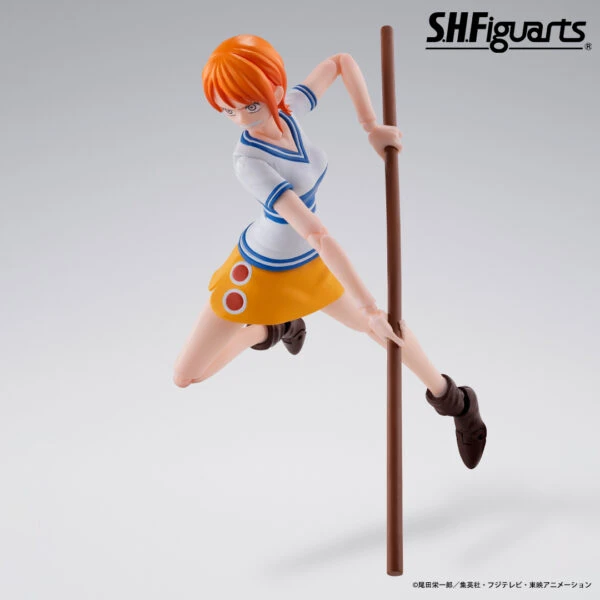 S.H FIGUARTS ONE PIECE NAMI -ROMANCE DAWN- 15 CM 4 S.H FIGUARTS ONE PIECE NAMI -ROMANCE DAWN- 15 CM - Image 4