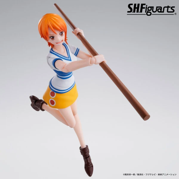 S.H FIGUARTS ONE PIECE NAMI -ROMANCE DAWN- 15 CM 6 S.H FIGUARTS ONE PIECE NAMI -ROMANCE DAWN- 15 CM - Image 6