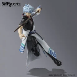 [PRE-ORDER SEPTIEMBRE 2025] S.H FIGUARTS GINTAMA SAKARA GINTOKI – 15 CM -Character Model SAKATA GINTOKI GINTAMA SH FIGUARTS 3