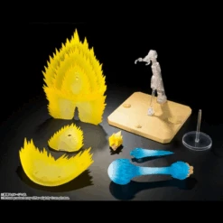 S.H FIGUARTS DRAGON BALL EFFECT PARTS SUPER SAIYAN SON GOKU’S SET TELEPORT KAMEHAMEHA VER. -15 CM