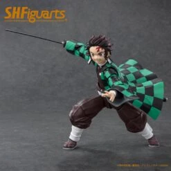 S.H FIGUARTS DEMON SLAYER KIMETSU NO YAIBA TANJIRO KAMADO – 14 CM -Character Model TANJIRO KAMADO DEMON SLAYER SH FIGUARTS 4