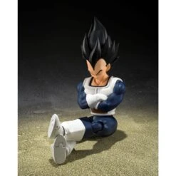 [PRE-ORDER MAYO 2025] S.H FIGUARTS PREMIUM BANDAI DRAGON BALL Z VEGETA -OLD BATTLE CLOTHES- 14 CM -Character Model VEGETA OLDER STYLE BATTLE CLOTHES DRAGON BALL Z SH FIGUARTS 5