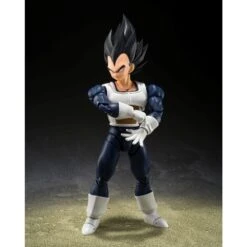 [PRE-ORDER MAYO 2025] S.H FIGUARTS PREMIUM BANDAI DRAGON BALL Z VEGETA -OLD BATTLE CLOTHES- 14 CM -Character Model VEGETA OLDER STYLE BATTLE CLOTHES DRAGON BALL Z SH FIGUARTS 6