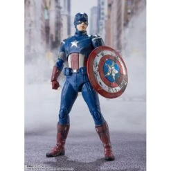 S.H FIGUARTS AVENGERS ASSEMBLE CAPITAN AMERICA – 15 CM