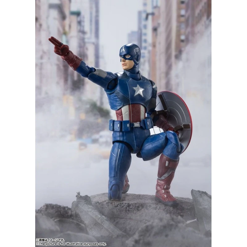S.H FIGUARTS AVENGERS ASSEMBLE CAPITAN AMERICA – 15 CM 2 S.H FIGUARTS AVENGERS ASSEMBLE CAPITAN AMERICA – 15 CM - Image 2