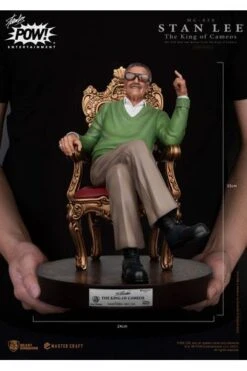 [PRE-ORDER DICIEMBRE 2022 ] BEAST KINGDOM MASTER CRAFT ESTATUA STAN LEE THE KING OF CAMEOS – 33 CM -Character Model d bkdmc 030 g