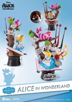 BEAST KINGDOM D-SELECT DIORAMA ALICE IN WONDERLAND “ALICIA EN EL PAIS DE LAS MARAVILLAS” – 15 CM 9 BEAST KINGDOM D-SELECT DIORAMA ALICE IN WONDERLAND “ALICIA EN EL PAIS DE LAS MARAVILLAS” – 15 CM -Character Model diorama figure alice in wonderland disney d stage 15 cms