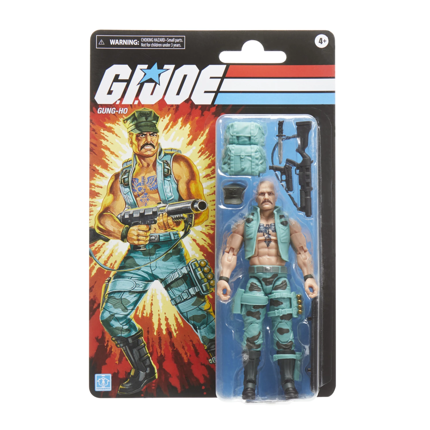 HASBRO G.IJOE CLASSIFIED SERIES RETRO CARD GUNG-HO – 15 CM 1 HASBRO G.IJOE CLASSIFIED SERIES RETRO CARD GUNG-HO – 15 CM