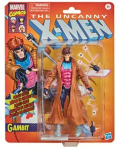 HASBRO THE UNCANNY X- MEN MARVEL RETRO COLLECTION GAMBITO – 15 CM -Character Model marvel retro collection the uncanny x men gambit