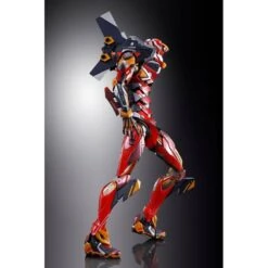 BANDAI NEON GENESIS EVANGELION METAL BUILD EVA-02 PRODUCTION MODEL (EVA 2020) – 22 CM -Character Model neon genesis evangelion figura diecast metal build eva 02 production model eva 2020 ver 22 cm1