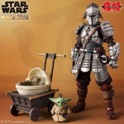 [PRE-ORDER ABRIL 2022] MEISHO MOVIE REALIZATION EXCLUSIVE RONIN MANDALORIAN BESKAR ARMOR & GROGU 25 ANNIVERSARY