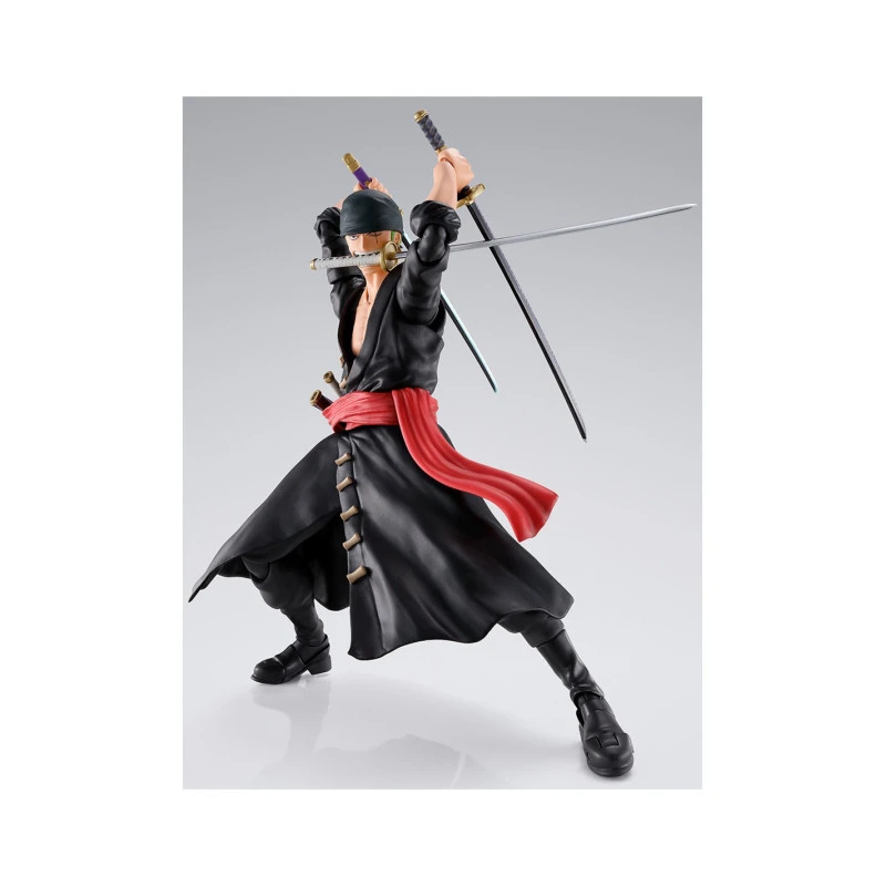 S.H FIGUARTS ONE PIECE RORONOA ZORO RAID ON ONIGASHIMA – 15 CM 2 S.H FIGUARTS ONE PIECE RORONOA ZORO RAID ON ONIGASHIMA – 15 CM - Image 2