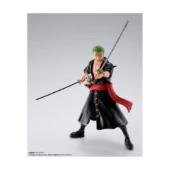 S.H FIGUARTS ONE PIECE RORONOA ZORO RAID ON ONIGASHIMA – 15 CM 11 S.H FIGUARTS ONE PIECE RORONOA ZORO RAID ON ONIGASHIMA – 15 CM -Character Model roronoa zoro road of onigashima fig 15 cm one piece sh figuarts 4