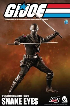 [PRE-ORDER AGOSTO 2021] THREEZERO 1/6 G.I. JOE SNAKE EYES – 30 CM -Character Model x 3z0215 e