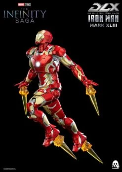 [PRE-ORDER JULIO 2022] THREEZERO 1/12 INFINITY SAGA DLX IRON MAN MARK 43 – 16 CM -Character Model x 3z0247 j