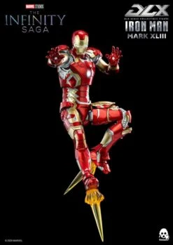 [PRE-ORDER JULIO 2022] THREEZERO 1/12 INFINITY SAGA DLX IRON MAN MARK 43 – 16 CM -Character Model x 3z0247 m