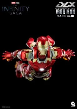 [PRE-ORDER JULIO 2022] THREEZERO 1/12 INFINITY SAGA DLX IRON MAN MARK 43 – 16 CM -Character Model x 3z0247 o