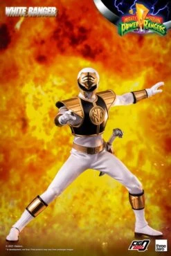 [PRE-ORDER ABRIL 2022] THREEZERO 1/6 MIGHTY MORPHIN POWER RANGERS: WHITE RANGER – 30 CM -Character Model x 3z02990w0 g