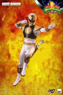[PRE-ORDER ABRIL 2022] THREEZERO 1/6 MIGHTY MORPHIN POWER RANGERS: WHITE RANGER – 30 CM -Character Model x 3z02990w0 h