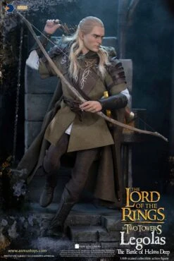 ER DICIEMBRE 2021] ASMUS COLLECTIBLES 1/6 EL SEÑOR DE LOS ANILLOS LAS DOS TORRES : LEGOLAS AT HELM’S DEEP – 30 CM -Character Model x act908182 c