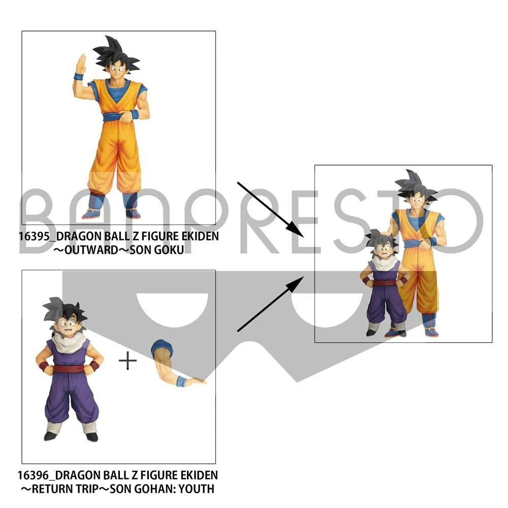 BANPRESTO DRAGON BALL Z ZOKEI PACK SON GOHAN YOUTH + OUTWARD SON GOKU – 15 CM/21 CM 7 BANPRESTO DRAGON BALL Z ZOKEI PACK SON GOHAN YOUTH + OUTWARD SON GOKU – 15 CM/21 CM - Image 7