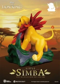 BEAST KINGDOM MASTER CRAFT DISNEY EL REY LEON : SIMBA – 31 CM -Character Model x bkdmc 012 a
