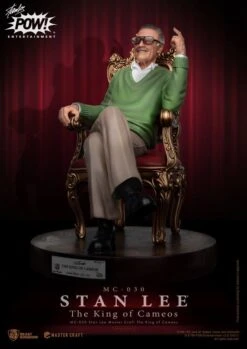 [PRE-ORDER DICIEMBRE 2022 ] BEAST KINGDOM MASTER CRAFT ESTATUA STAN LEE THE KING OF CAMEOS – 33 CM -Character Model x bkdmc 030