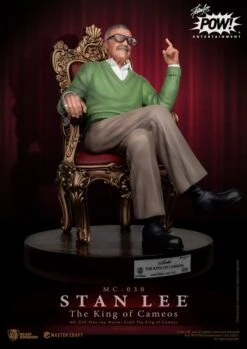 [PRE-ORDER DICIEMBRE 2022 ] BEAST KINGDOM MASTER CRAFT ESTATUA STAN LEE THE KING OF CAMEOS – 33 CM -Character Model x bkdmc 030 a