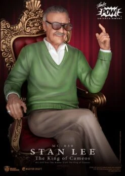 [PRE-ORDER DICIEMBRE 2022 ] BEAST KINGDOM MASTER CRAFT ESTATUA STAN LEE THE KING OF CAMEOS – 33 CM -Character Model x bkdmc 030 d