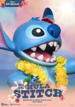 BEAST KINGDOM MC031 DISNEY MASTER CRAFT ESTATUA HULA STITCH – 38 CM -Character Model x bkdmc 031 f