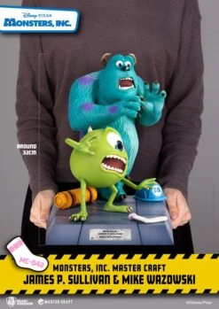 [PRE-ORDER DICIEMBRE 2022] BEAST KINGDOM DISNEY MONSTRUOS S.A MASTER CRAFT: JAMES P. SULLIVAN & MIKE WAZOWSKI – 34 CM