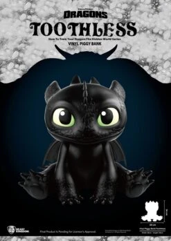 BEAST KINGDOM COMO ENTRENAR A TU DRAGON HUCHA PIGGY VINYL TOOTHLESS – 34 CM