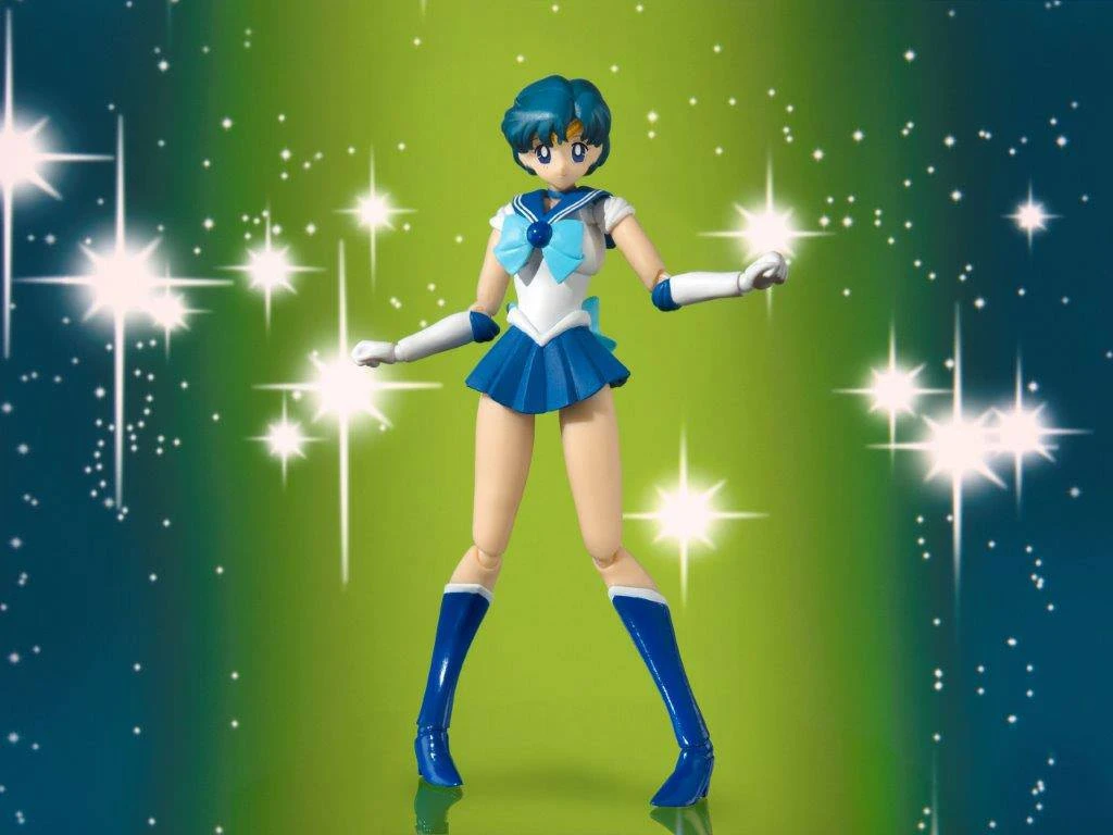 S.H FIGUARTS SAILOR MOON : SAILOR MERCURY ANIMATION COLOR – 14 CM 5 S.H FIGUARTS SAILOR MOON : SAILOR MERCURY ANIMATION COLOR – 14 CM - Image 5