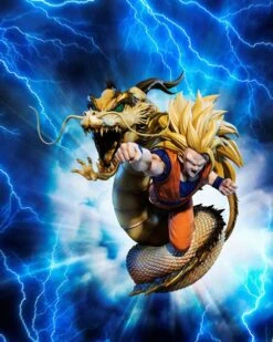 FIGUARTS ZERO (EXTRA BATTLE) DRAGON BALL SUPER SAIYAN 3 SON GOKU DRAGON FIST EXPLOSION – 21 CM -Character Model x btn61515 2 d