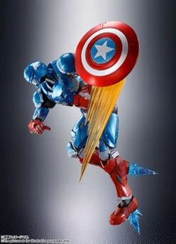 [PRE-ORDER AGOSTO 2022] S.H FIGUARTS TECH-ON AVENGERS CAPTAIN AMERICA – 16 CM -Character Model x btn61894 8 h