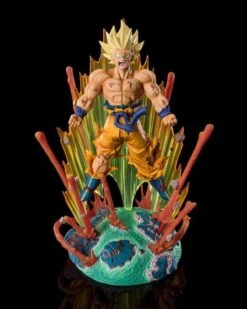 FIGUARTS ZERO DRAGON BALL Z SUPER SAIYAN SON GOKU TALKING ABOUT KRILLIN – 27 CM -Character Model x btn63239 5 b