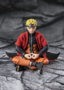S.H FIGUARTS PREMIUM BANDAI NARUTO SHIPPUDEN NARUTO UZUMAKI SAGE MODE SAVIOR OF KONOHA VER. – 15 CM -Character Model x btn66199 9 g